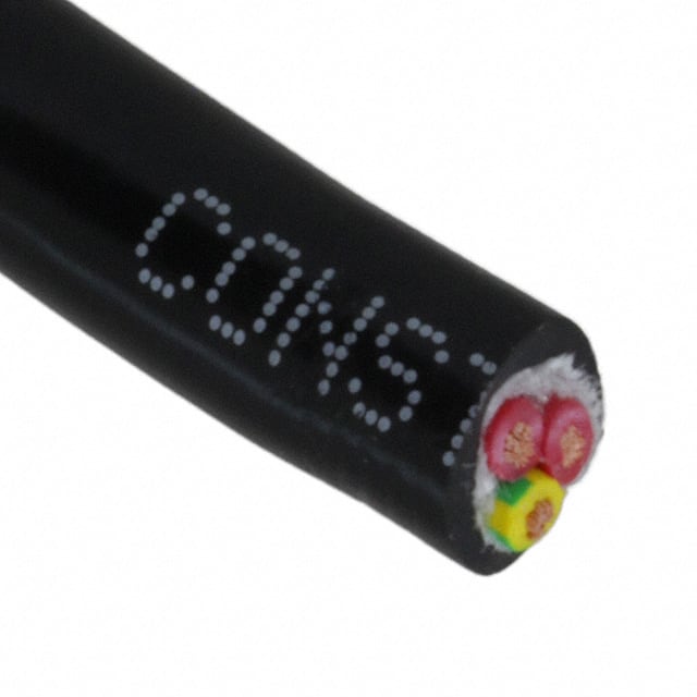 85003 BK199 CABLE 3COND 18AWG BLACK 100'