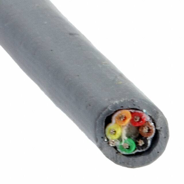 77155 SL005 CABLE 6CON 28AWG SLATE SHLD 100'
