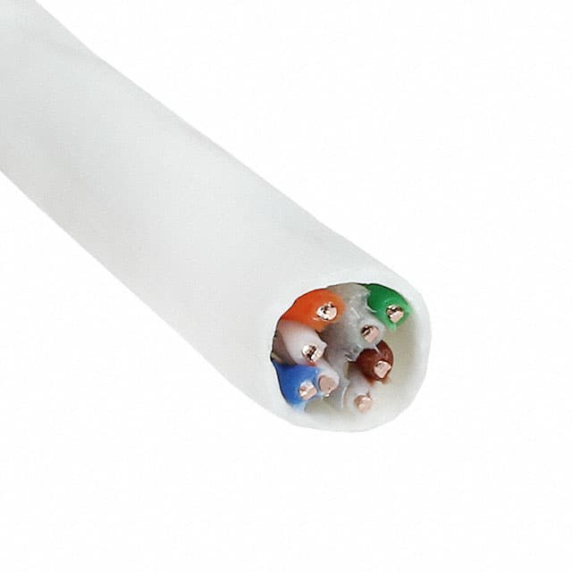 7131801 CABLE CAT6 8COND 24AWG WHT 1000'