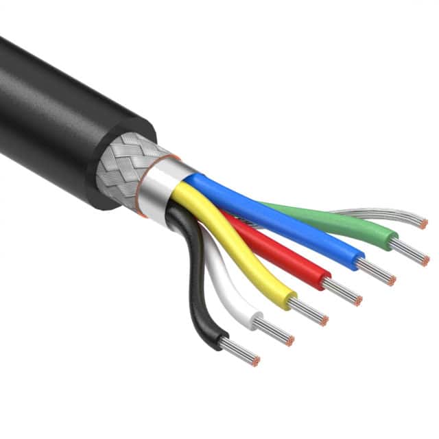 30-01053 CABLE 6COND 22AWG BLK SHLD 502'