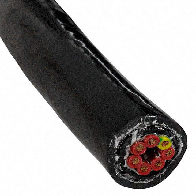 85007CY BK199 CABLE 7COND 20AWG BLK SHLD 100'