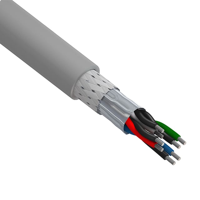76501TS 0081000 CABLE 2CON 26AWG GRAY SHLD 1000'