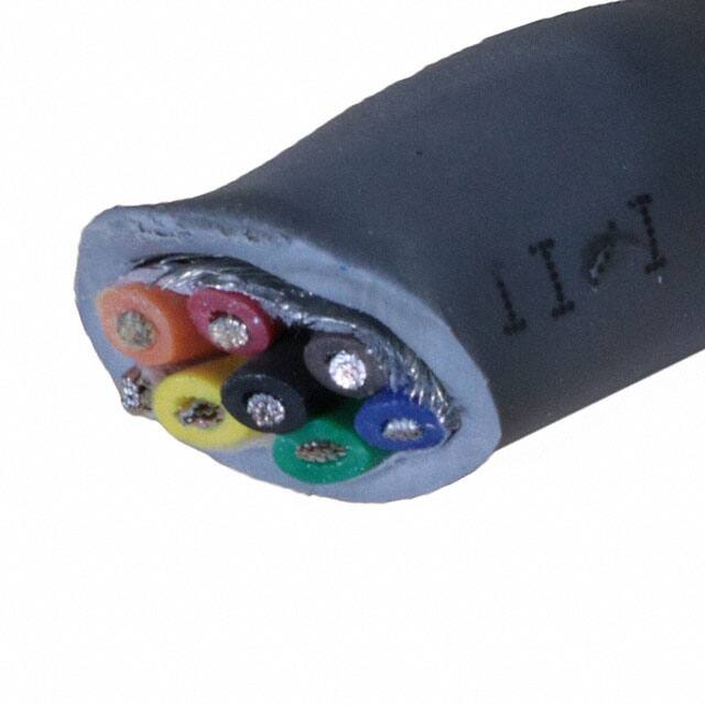 5537 SL005 CABLE 7CON 16AWG SLATE SHLD 100'