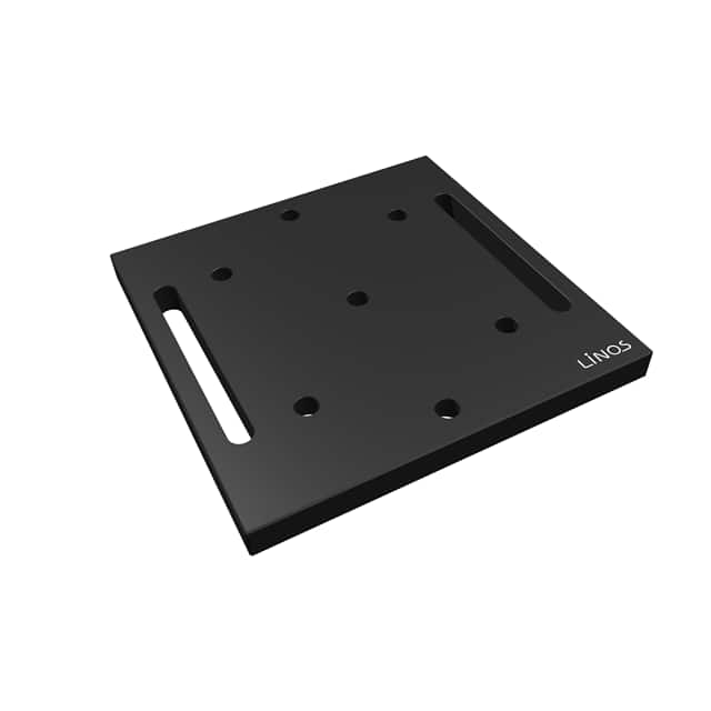 G026205000 BASE PLATE X 95, ANGULAR, BLACK