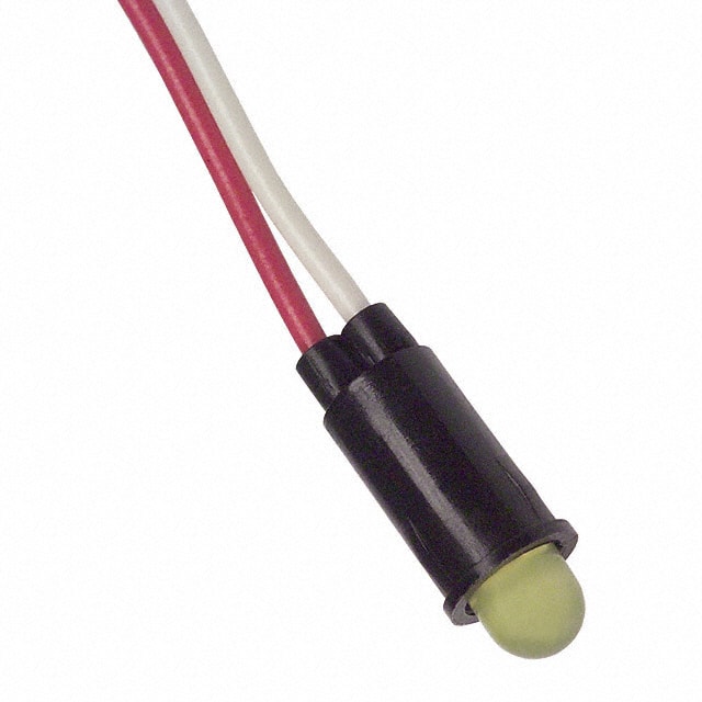 5100H7 LED YELLOW 1/4" HOLE PANEL MOUNT