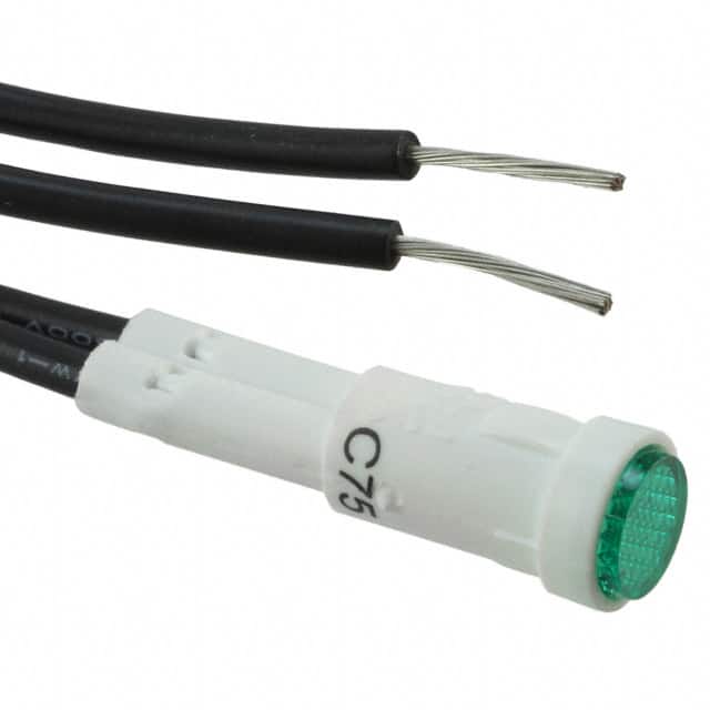 LE2950WL5G LED PNL MNT 125/250V GREEN