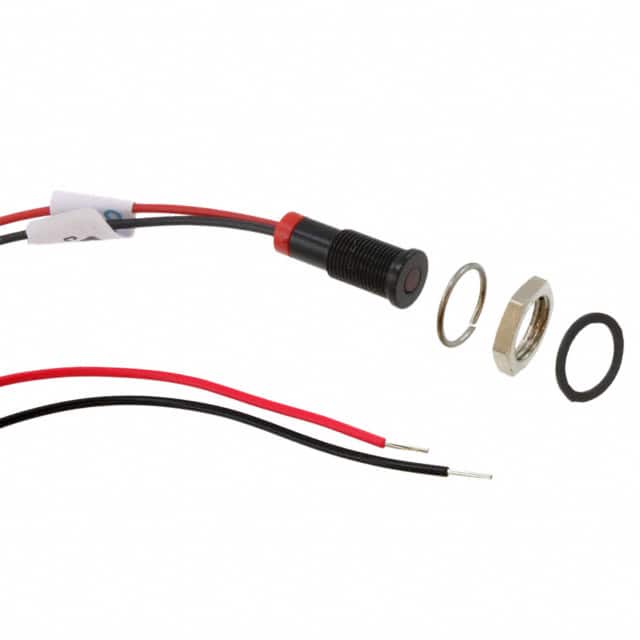 Q6F7BXXR02E LED PM INDICATOR FLUSH RED