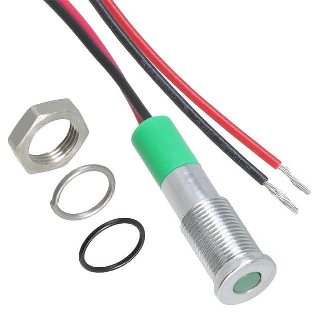 Q6F7CXXG02E LED PM INDICATOR FLUSH GREEN