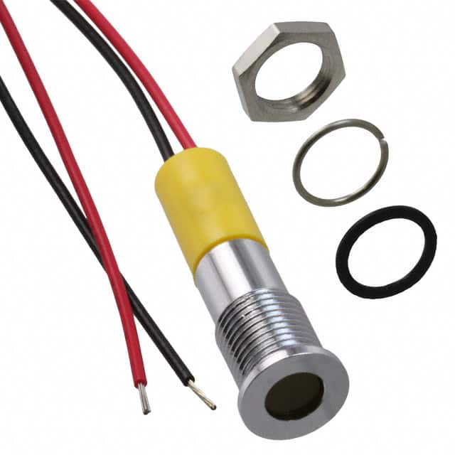 Q8F3CXXY12E LED PM INDICATOR FLUSH YELLOW
