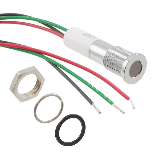 Q8F3CZZRYG24E LED PM INDICATOR FLUSH GR/RD/YLW