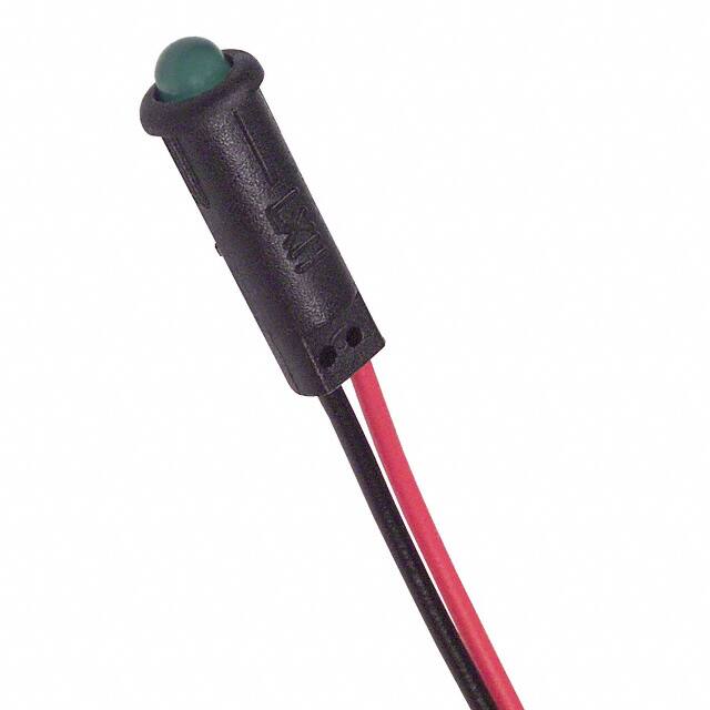 SSI-LXH312GD-150 LED 3MM GREEN 6"LDS PANEL MOUNT