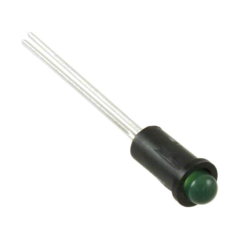 5580201001F LED PANEL IND GRN DIFF SNAP-IN