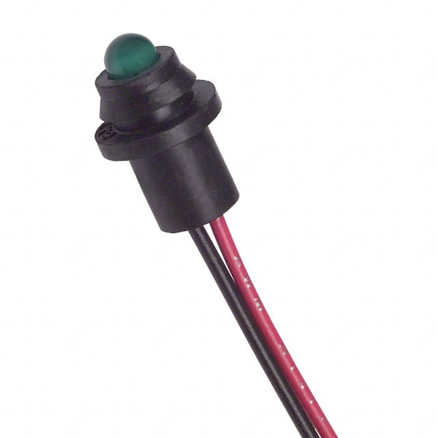 SSI-LXH9GD-150 LED 5MM GREEN 6"LDS REAR PANELMT