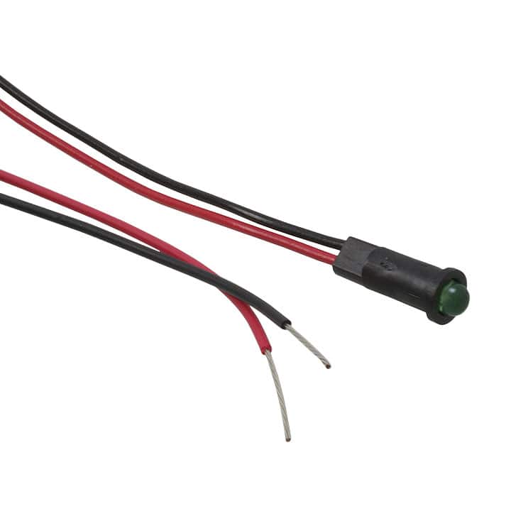 5581301007F LED PANEL IND GRN DIFF SNAP-IN