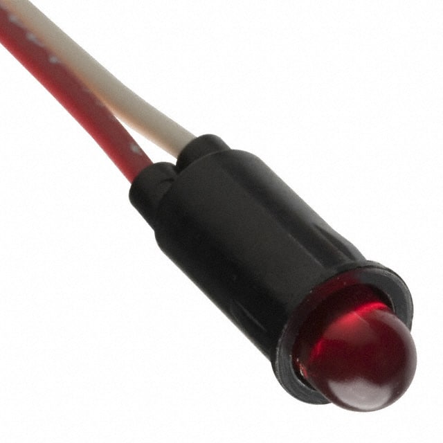 5102H1-5V LED RED 1/4" HOLE 5V PANEL MOUNT