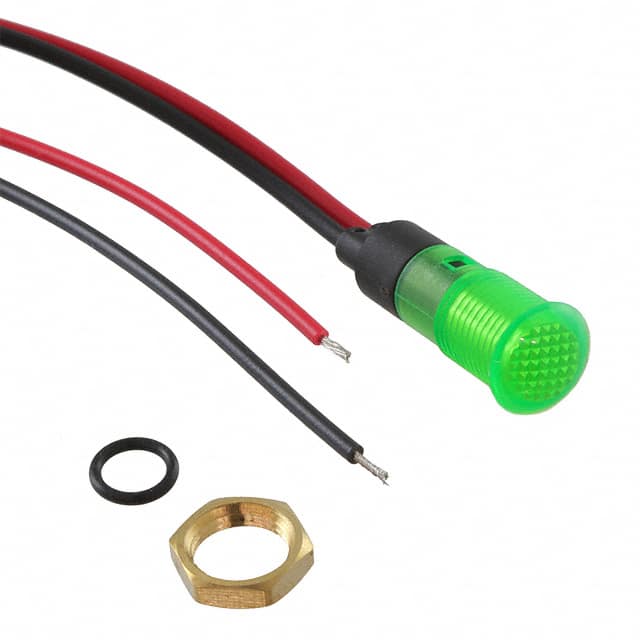 FL1P-8NW-1-G3V LED GRN 8MM NUT 3VAC/DC STK