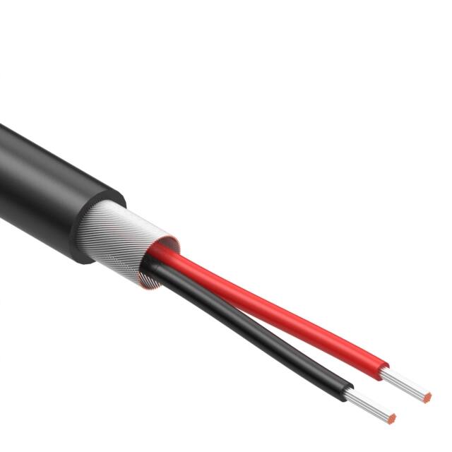 30-02415 CABLE 2COND 28AWG BLK SHLD 502'