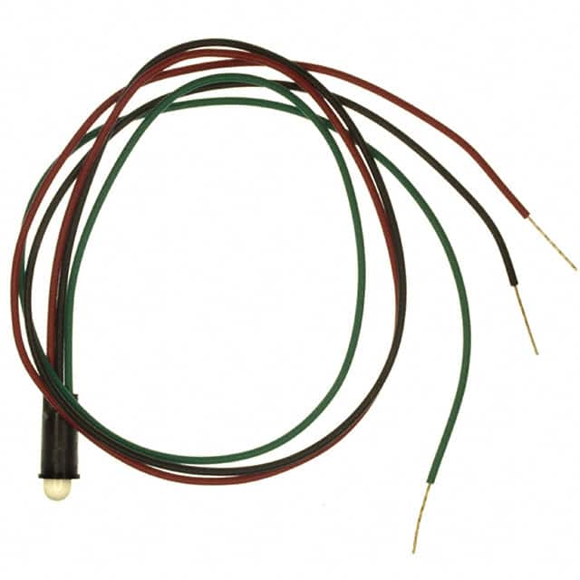 5593501007F LED SNAP-IN PANEL 5MM RD/GRN