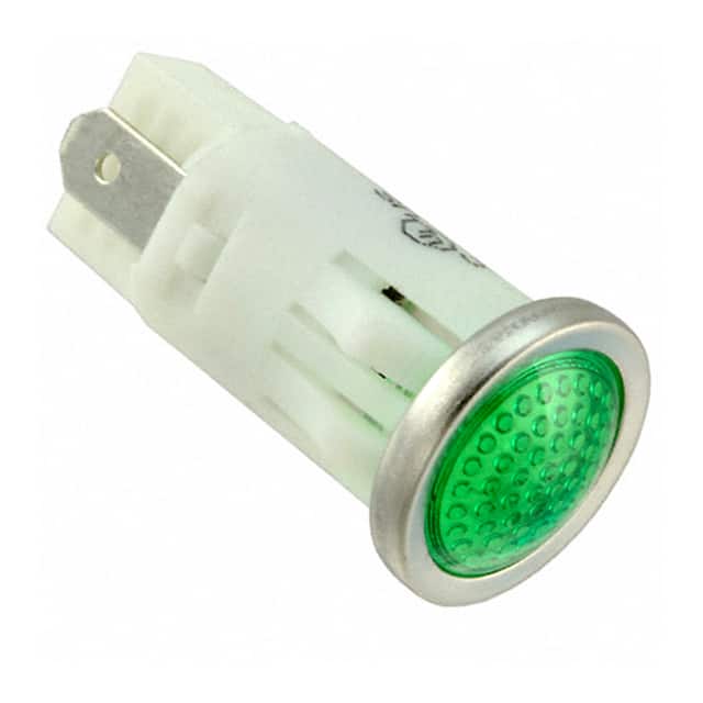 1092QD5-125VAC LED PANEL INDICATOR GREEN 125V
