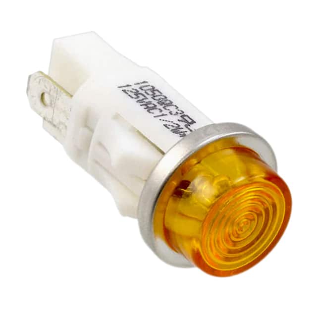 1092QC3-125VAC LED PANEL INDICATOR AMBER 125V