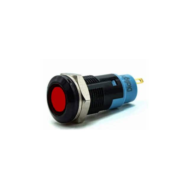 6123132130F LED PANEL MNT 12MM RED 12VDC