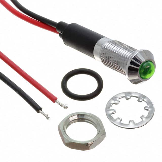FL1M-8SW-1-G12V LED GRN 8MM NUT 12VAC/DC STK
