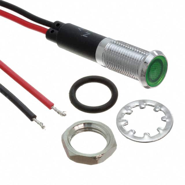 FL1M-8FW-1-G110V LED GRN 8MM NUT 110VAC/DC UL STK