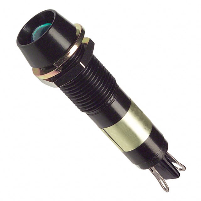 6092222120F LED PNL MT 9MM 6V BLACK GREEN