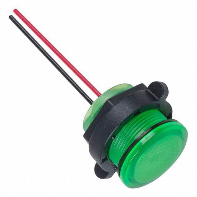 CNX722C50005W LED 22MM GREEN 5V WIRES