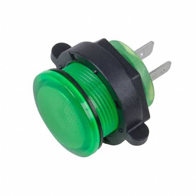 CNX722C50005T 22MM GREEN 5V SOLDER TERMINALS