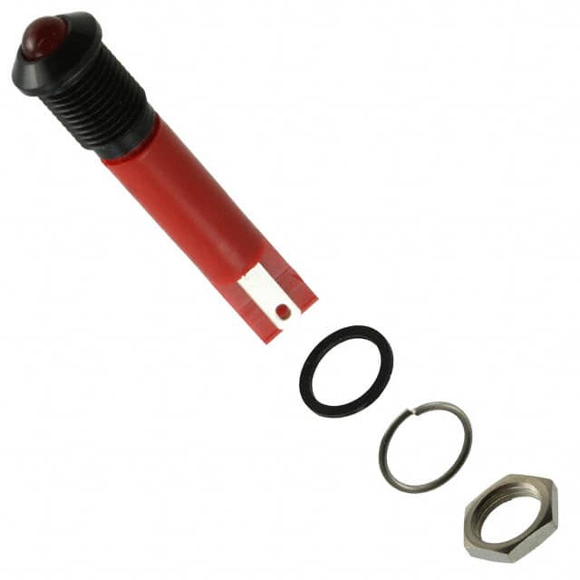 Q8P1BXXR12E INDICATOR 12V 8MM PROMINENT RED