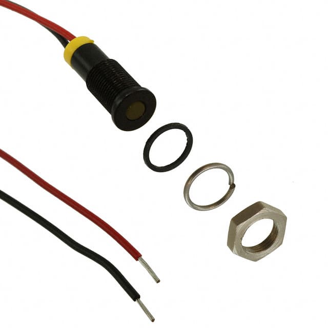 Q6F7BXXY02E LED PM INDICATOR FLUSH YLW