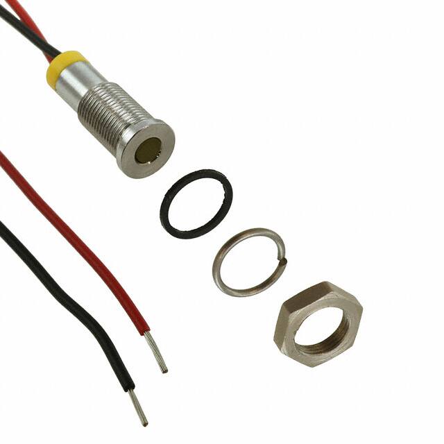 Q6F7CXXY02E LED PM INDICATOR FLUSH YLW