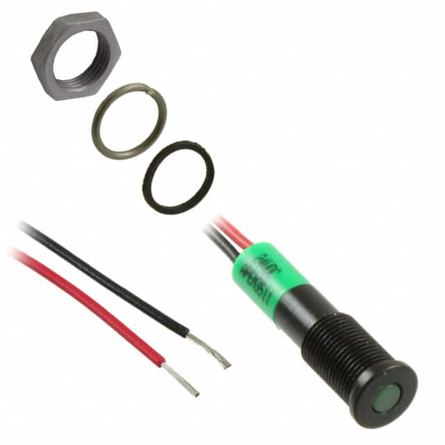 Q6F3BXXG24E LED PM INDICATOR FLUSH GRN