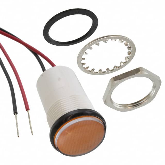 5571703203F LED PNL MT 11/16" 12V WT YELLOW