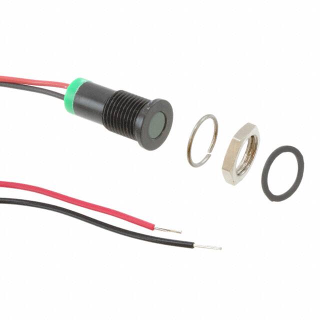Q8F7BXXG02E LED PM INDICATOR FLUSH GRN