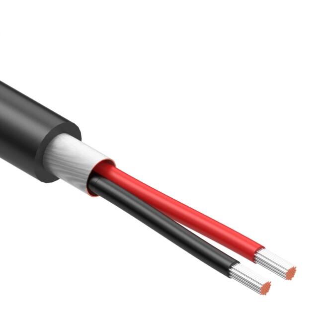 30-02413 CABLE 2COND 24AWG BLK SHLD 502'