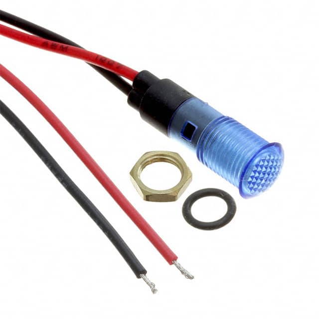 FL1P-8NW-1-B110V LED BLU 8MM NUT 110VAC/DC STK