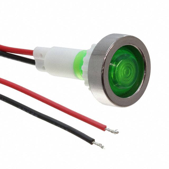 FL1P-10NW-1-G24V LED GRN 10MM NUT 24VAC/DC STK