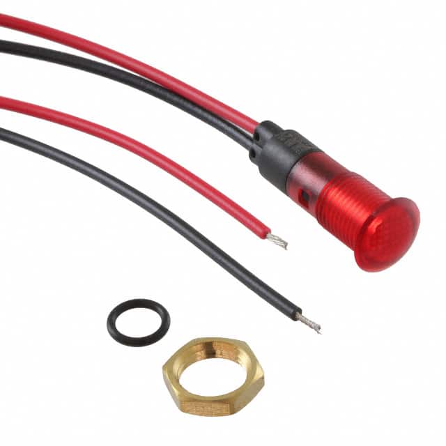 FL1P-8NW-1-R2V LED RED 8MM NUT 2VAC/DC STK