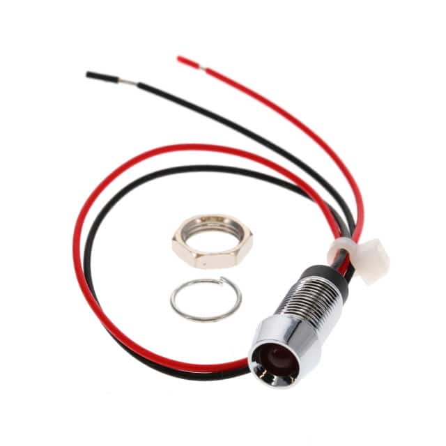 FL1M-8CW-4-R2V LED RED 8MM NUT 2VDC STK