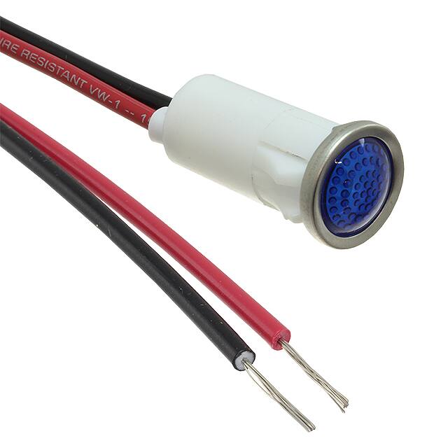 1092D6-28V PMI RND .5" LED 28V WIRE SEMI-DO