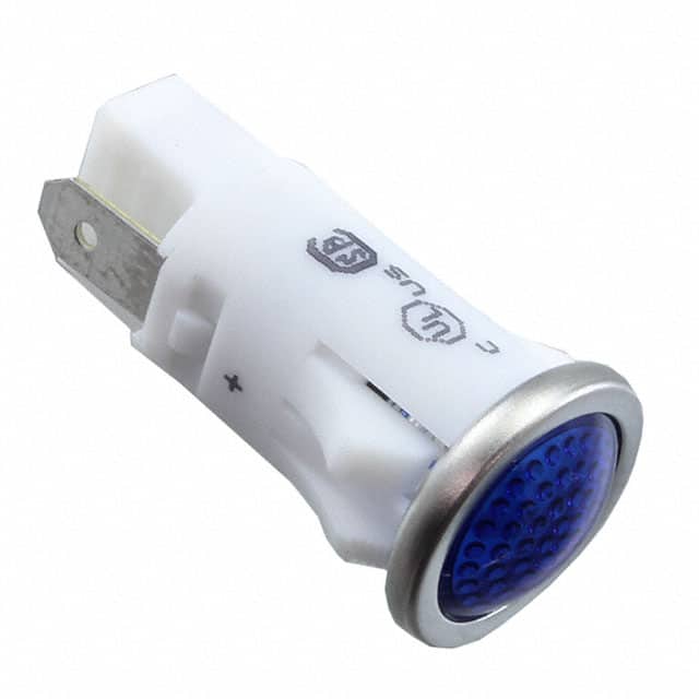 1092QD6-12V PMI RND .5" LED 12V TAB SEMI-DOM