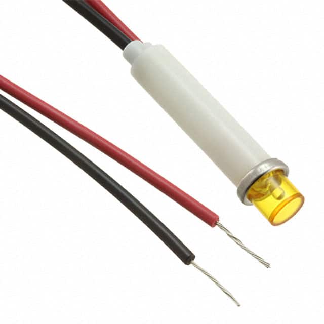 2151A3 LAMP NEON AMBER 250V PNL MNT