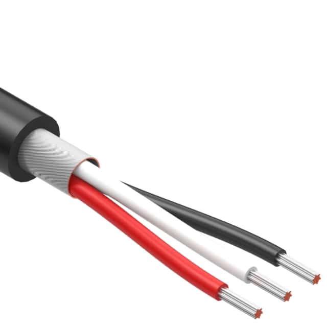 30-02421 CABLE 3COND 24AWG BLK SHLD 502'