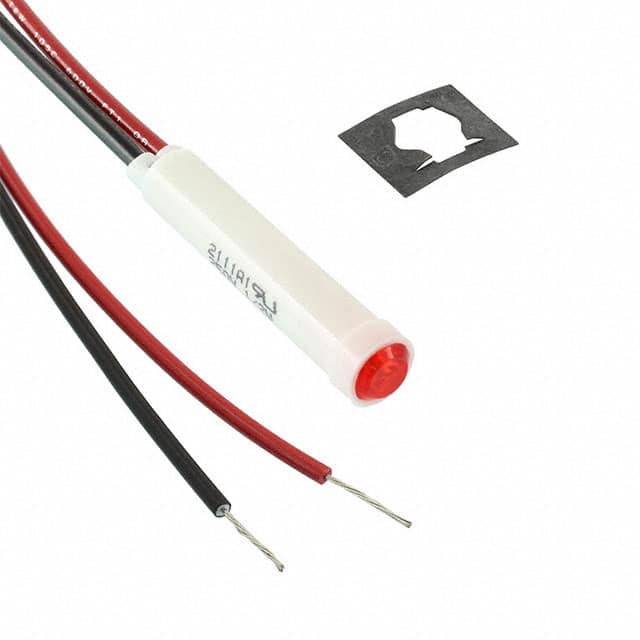 2111A1 INDICATOR NEON RED PANEL MNT