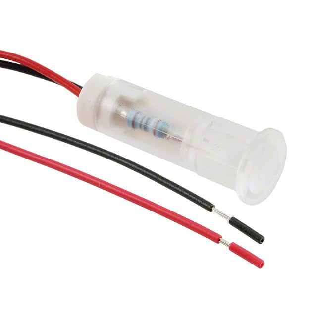 QS83XXW24 INDICATOR 8MM FIXED WHT 24V WIRE