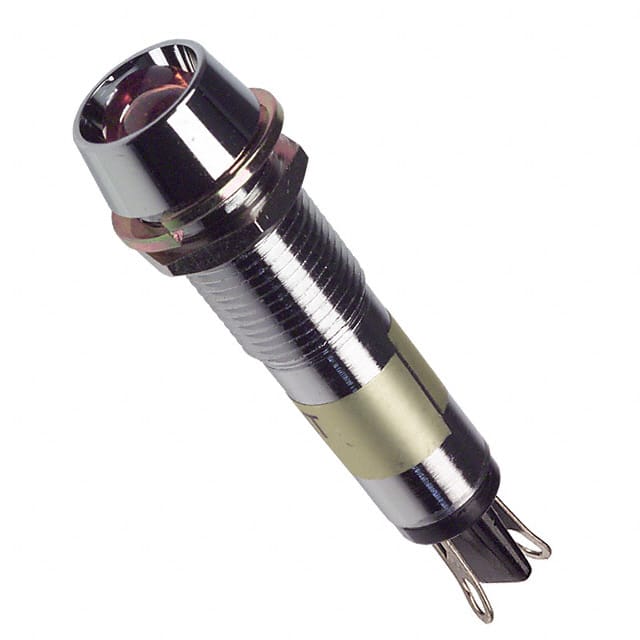 6092312120F LED PNL MT 9MM 6V CHROME YELLOW