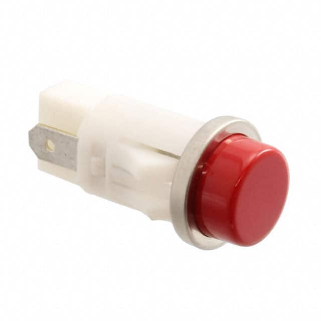 1090QC1-12V LAMP RED 1/2" HOLE PNL MNT 12V