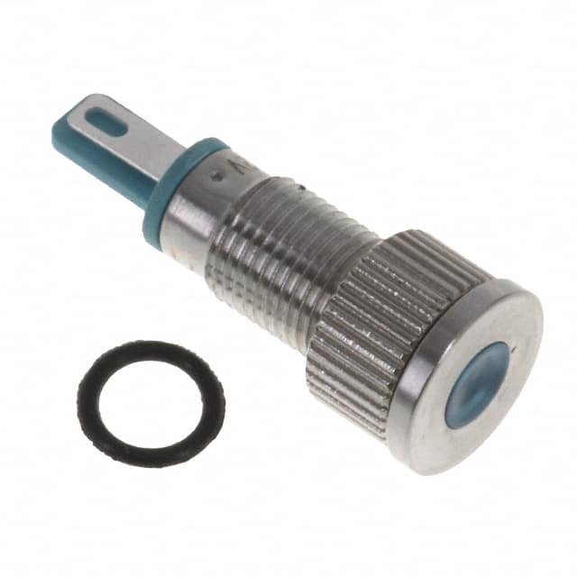 6201403304F 8MM FLT PMI BLU 12 VDC W/TERMS